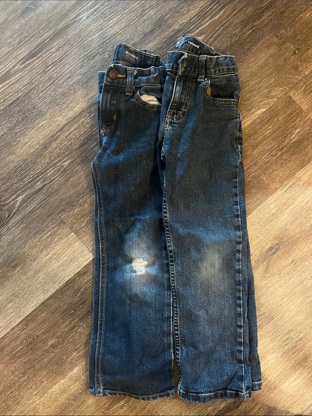 Old Navy Dark Blue Kids' Relaxed Bootcut Jeans